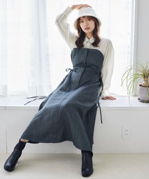 ドッキングレースアップワンピ  148919