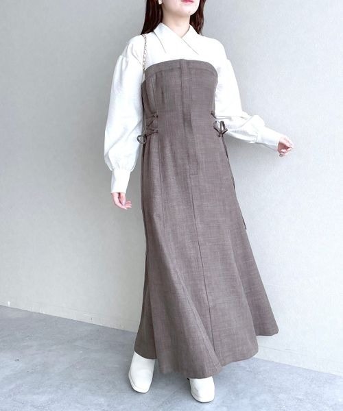 フローラルドッキング　mysty woman ミスティウーマン ワンピース 楽天市場】フローラルドッキングワンピース mysty woman