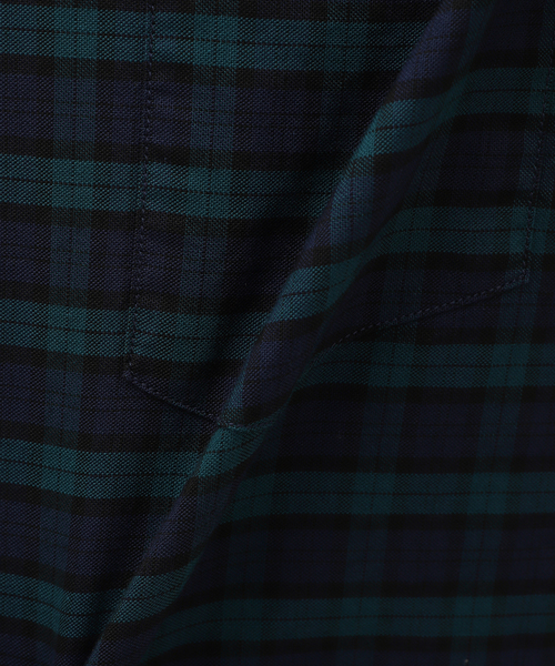 JOURNAL STANDARD（ジャーナルスタンダード）の「オックスフォード チェック ボックスシャツ（シャツ/ブラウス・メンズ・ネイビー/ブラック系その他/チョコ・MEDIUM/LARGE）」の18枚目の写真