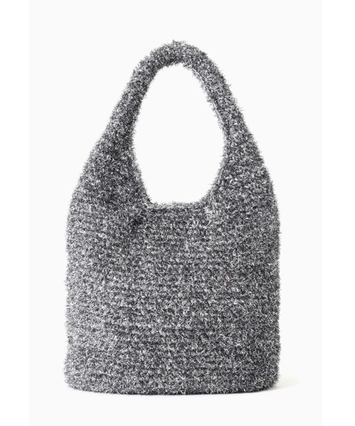 ROSE BUD（ローズバッド）の「ラメニットバッグ（ハンドバッグ・レディース・シルバー/ピンク・FREE）」の15枚目の写真