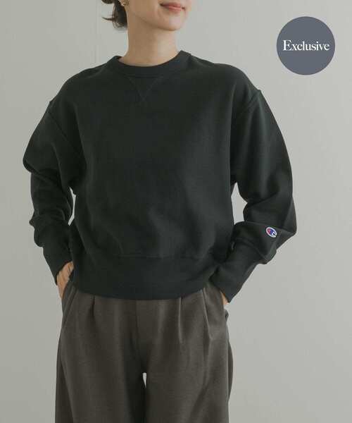 Champion（チャンピオン）の「『別注』Champion×DOORS　CREWNECK PULLOVER（Tシャツ/カットソー・レディース・ブラック/ホワイト系その他/グレー・MEDIUM）」の3枚目の写真