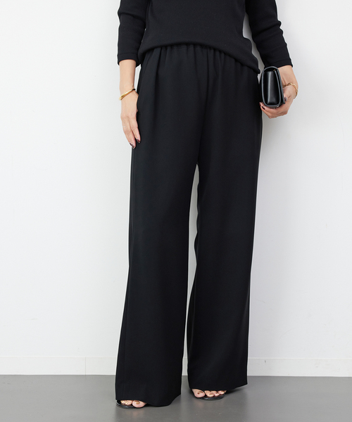 Deuxieme Classe（ドゥーズィエムクラス）の「追加 Sofia イージーパンツ（その他パンツ・レディース・ブラック/ベージュ・38/36/34）」の2枚目の写真