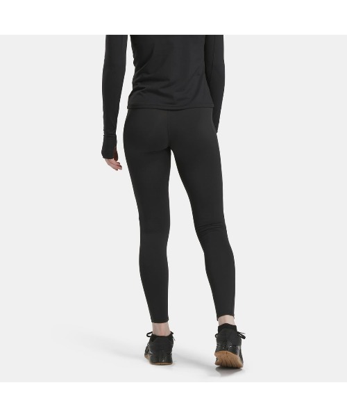 Reebok(リーボック)の「OV ラックス-ファイア+ タイツ / OV LUX HR RBK-FIRE+ TIGHT(レギンス/スパッツ・レディース・ブラック・LARGE/MEDIUM/SMALL/X-LARGE/X-SMALL)」の2枚目の写真