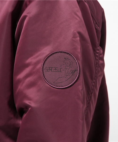 SARCASTIC（サキャスティック）の「【SARCASTIC】MA-1TYPE JACKET（ブルゾン・メンズ・バーガンディー・LARGE）」の11枚目の写真