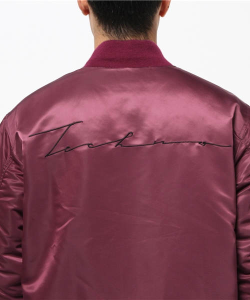 SARCASTIC（サキャスティック）の「【SARCASTIC】MA-1TYPE JACKET（ブルゾン・メンズ・バーガンディー・LARGE）」の14枚目の写真