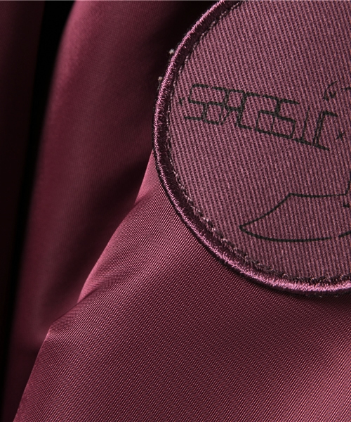 SARCASTIC（サキャスティック）の「【SARCASTIC】MA-1TYPE JACKET（ブルゾン・メンズ・バーガンディー・LARGE）」の9枚目の写真