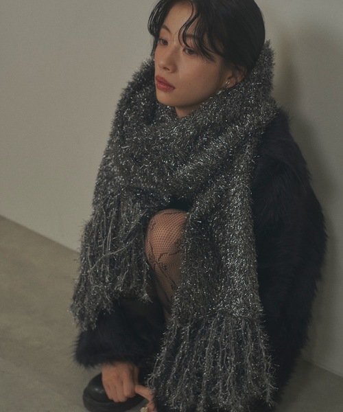 VIOLETTA（ヴィオレッタ）の「ラメフェザーヤーンボリューム