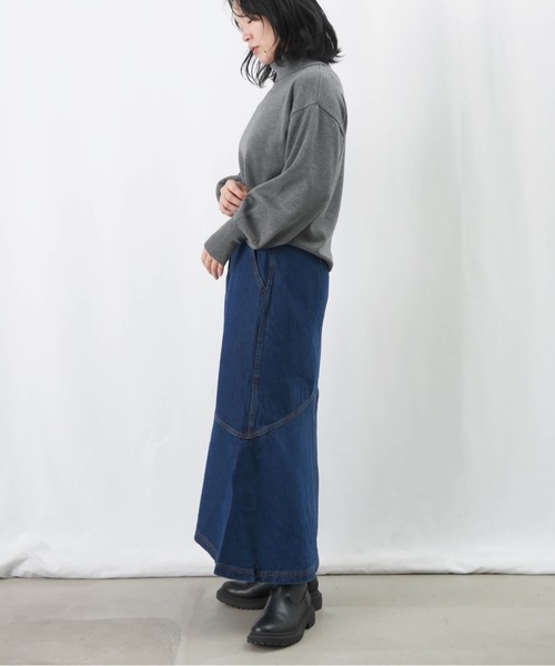 LUCA/LADY LUCK LUCA(ルカ/レディラックルカ)の「LC/LLL パールタートルネックニット(ニット/セーター・レディース・ブラック/グレー/ブルー/オレンジ・FREE)」の17枚目の写真