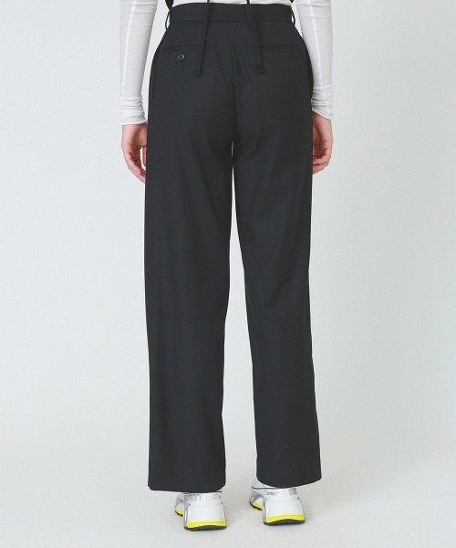 soduk（スドーク）の「big tack trousers（その他パンツ・レディース・ブラック/ベージュ・SMALL/MEDIUM）」の4枚目の写真