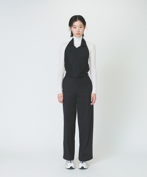 soduk（スドーク）の「big tack trousers（その他パンツ・レディース・ブラック/ベージュ・SMALL/MEDIUM）」の5枚目の写真