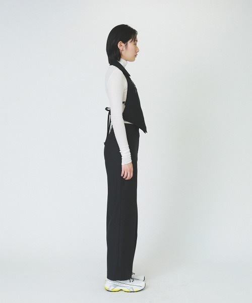 soduk（スドーク）の「big tack trousers（その他パンツ・レディース・ブラック/ベージュ・SMALL/MEDIUM）」の6枚目の写真