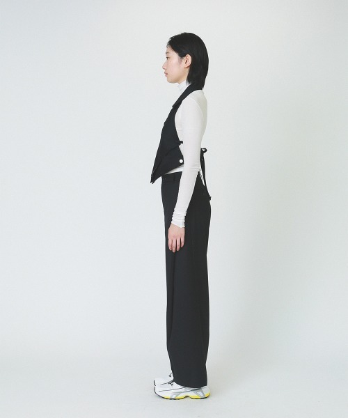 soduk（スドーク）の「big tack trousers（その他パンツ・レディース・ブラック/ベージュ・SMALL/MEDIUM）」の8枚目の写真