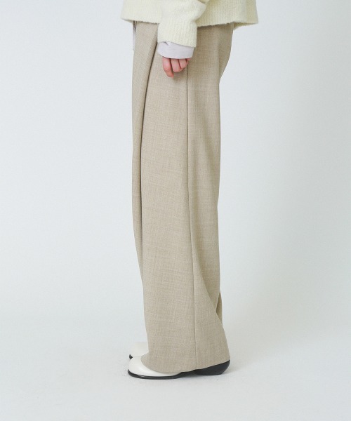 soduk（スドーク）の「big tack trousers（その他パンツ・レディース・ブラック/ベージュ・SMALL/MEDIUM）」の15枚目の写真