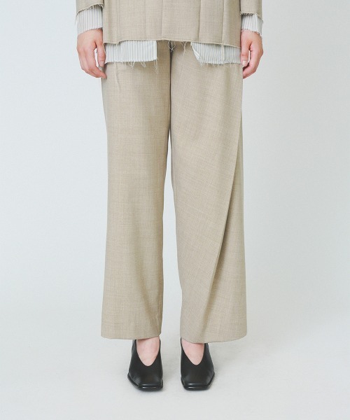soduk（スドーク）の「big tack trousers（その他パンツ・レディース・ブラック/ベージュ・SMALL/MEDIUM）」の17枚目の写真