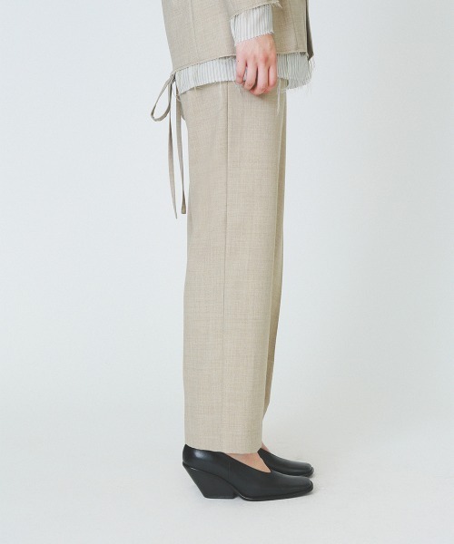 soduk（スドーク）の「big tack trousers（その他パンツ・レディース・ブラック/ベージュ・SMALL/MEDIUM）」の18枚目の写真