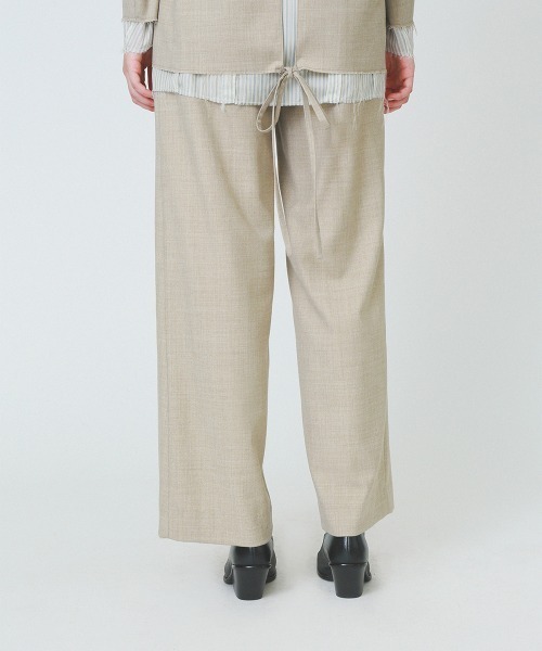 soduk（スドーク）の「big tack trousers（その他パンツ・レディース・ブラック/ベージュ・SMALL/MEDIUM）」の19枚目の写真