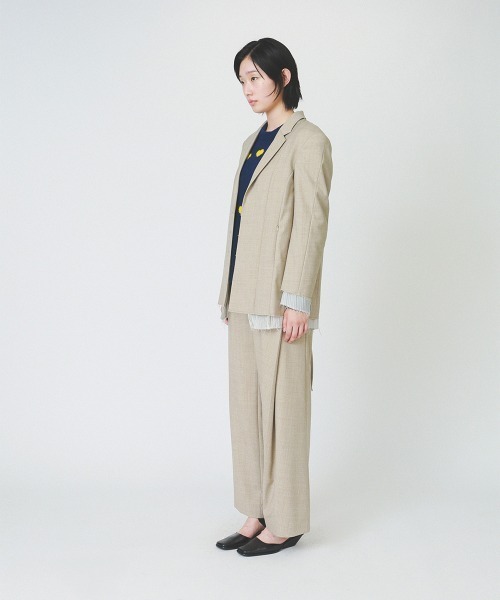 soduk（スドーク）の「big tack trousers（その他パンツ・レディース・ブラック/ベージュ・SMALL/MEDIUM）」の21枚目の写真