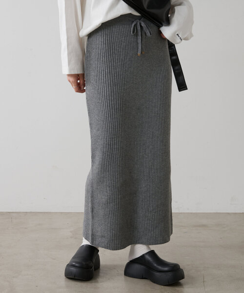 3キロ見え/WEB限定】リブニットスカート（スカート）｜CIAOPANIC TYPY