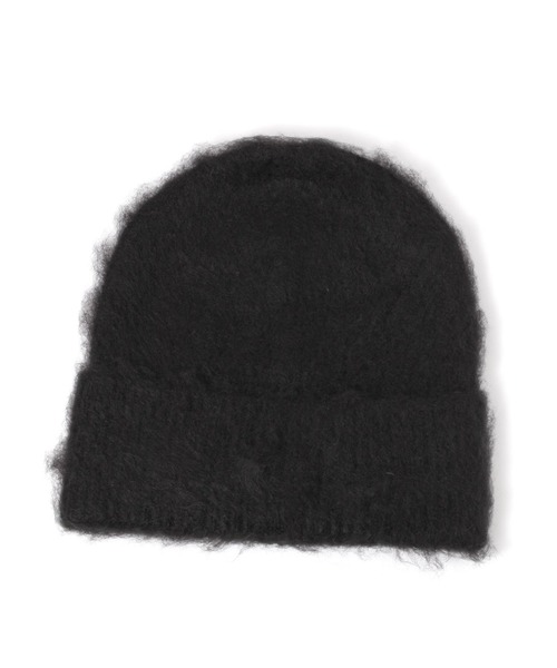 GLOBAL WORK（グローバルワーク）の「モヘア風ニットワッチ/145979（ニットキャップ/ビーニー・レディース・グレー/ベージュ/ブラック・FREE）」の2枚目の写真