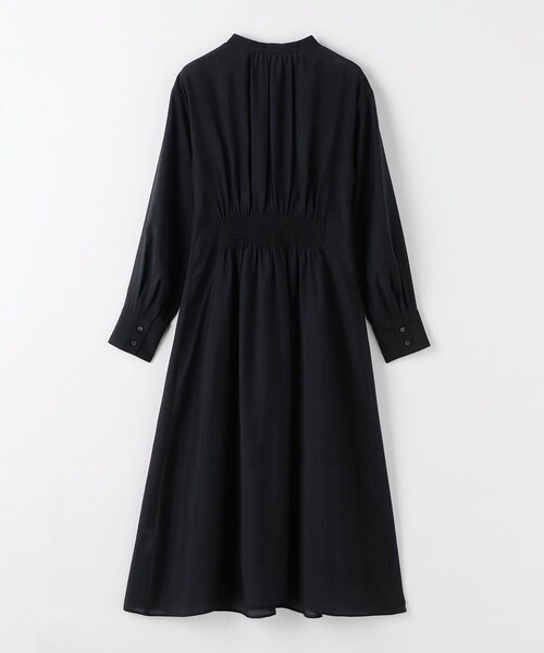 green label relaxing(グリーンレーベルリラクシング)の「カッセン ウエスト タック ロングスリーブ ワンピース(ワンピース・レディース・その他1/ネイビー/ベージュ・FREE)」の22枚目の写真