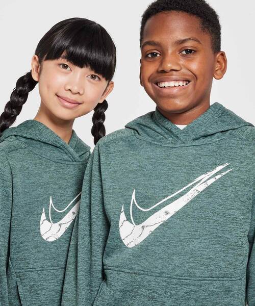 NIKE（ナイキ）の「《セットアップ対応商品》ナイキ マルチ ステイン レペル ジュニア Therma-FIT パーカー / Nike Multi Stain Repel Big Kids' Therma-FIT Hoodie HF4414-338 Vintage Green（パーカー・キッズ・グリーン系その他・130/140/150/160/170）」の3枚目の写真