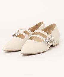 sesenta | 【sesenta】ベルト付きポインテッドトゥパンプス(パンプス)