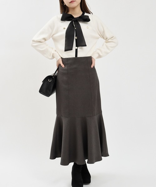 ペプラムロングスカート（スカート）｜ASTORIA ODIER（アストリアオディール）