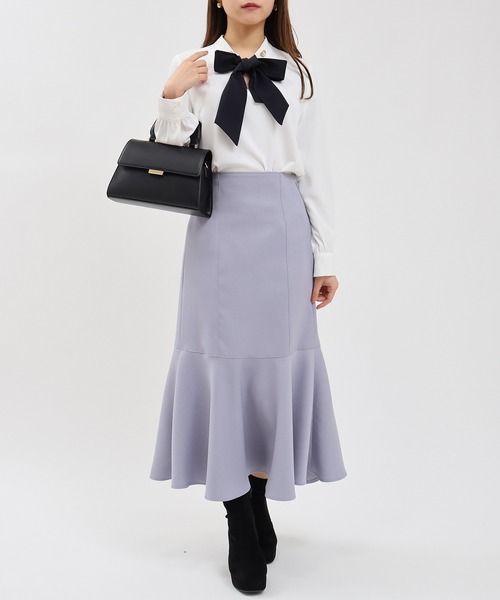 ペプラムロングスカート（スカート）｜ASTORIA ODIER（アストリアオディール）