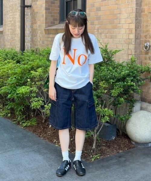 cabaret poval(キャバレーポバール)の「Cabaret Poval / No Tee(Tシャツ/カットソー・メンズ・ホワイト/ネイビー・X-LARGE/MEDIUM/LARGE/XX-LARGE)」の13枚目の写真