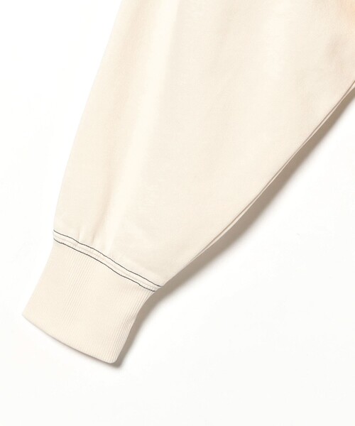 Ray BEAMS（レイビームス）の「スウェット タックスリーブ クルーネック（スウェット・レディース・オフホワイト/ブラック・ONE SIZE）」の19枚目の写真