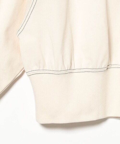 Ray BEAMS（レイビームス）の「スウェット タックスリーブ クルーネック（スウェット・レディース・オフホワイト/ブラック・ONE SIZE）」の20枚目の写真