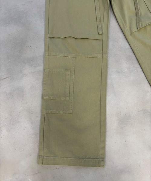 SHAGGIE（シャギー）の「ワンウォッシュルーズバギーカーゴパンツ（カーゴパンツ・レディース・カーキ/ベージュ/チャコールグレー・MEDIUM/SMALL）」の13枚目の写真