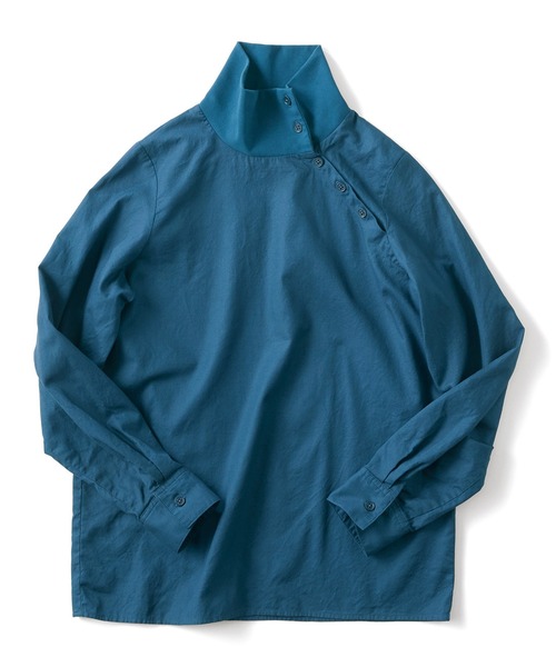 and myera（アンド マイラ）の「ａｎｄ　ｍｙｅｒａ　タートルネックなトップス（Tシャツ/カットソー・レディース・ホワイト/ブルー/ブラック・M/L/LL/S）」の13枚目の写真