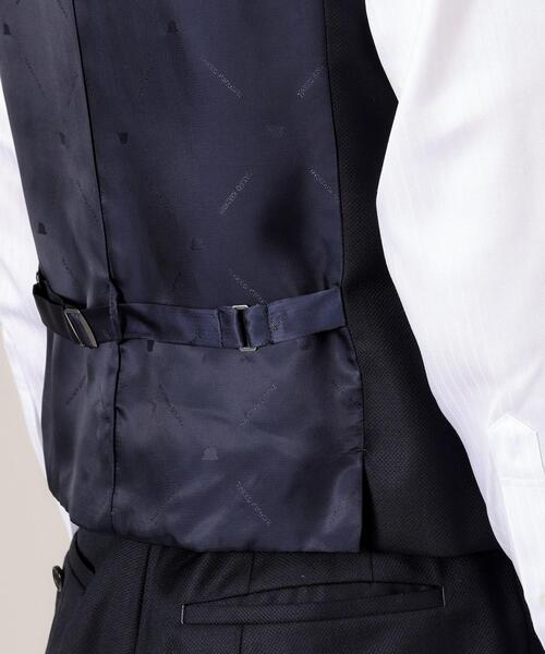TAKEO KIKUCHI（タケオキクチ）の「【DORMEUIL AMADEUS365】ダイアゴナル柄 ベスト /3ピース対応（スーツベスト・メンズ・グレー/ブルー系その他・02/03/04）」の18枚目の写真