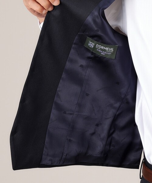 TAKEO KIKUCHI（タケオキクチ）の「【DORMEUIL AMADEUS365】ダイアゴナル柄 ベスト /3ピース対応（スーツベスト・メンズ・グレー/ブルー系その他・02/03/04）」の19枚目の写真
