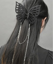 axes femme POETIQUE | マットカラー蝶ヘアークリップ(バレッタ/ヘアクリップ)