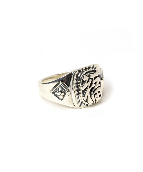 CALEE(キャリー)の「MEXICAN TASTE JAPANESE FUKU PINKY RING(リング・メンズ・シルバー・#11/#9/#13)」の4枚目の写真
