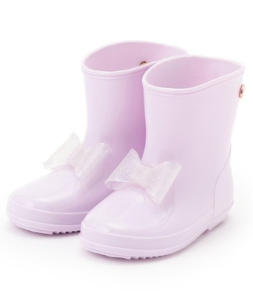 petit main（プティマイン）の「モチーフレインブーツ（レインシューズ・キッズ・ネイビー/ラベンダー/グリーン/チェリーピンク・15cm/16cm/17cm/14cm）」の3枚目の写真