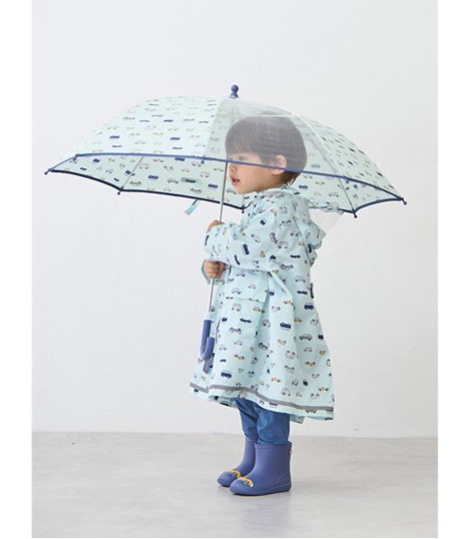 petit main（プティマイン）の「モチーフレインブーツ（レインシューズ・キッズ・ネイビー/ラベンダー/グリーン/チェリーピンク・15cm/16cm/17cm/14cm）」の6枚目の写真