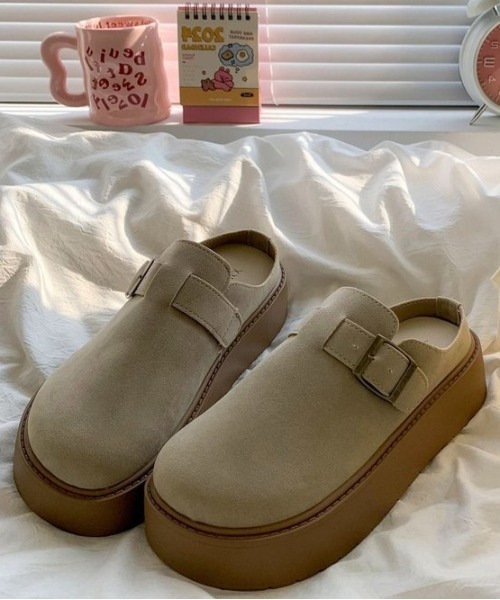 SHEPP(シープ)の「厚底ベルトクロッグシューズ(その他シューズ・レディース・ブラウン/ベージュ・L/M/S)」の13枚目の写真