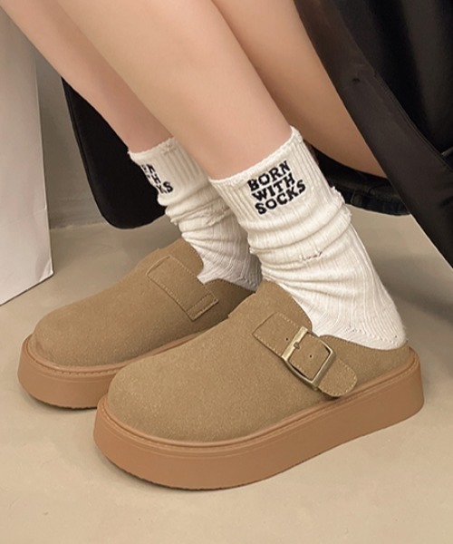 SHEPP(シープ)の「厚底ベルトクロッグシューズ(その他シューズ・レディース・ブラウン/ベージュ・L/M/S)」の15枚目の写真