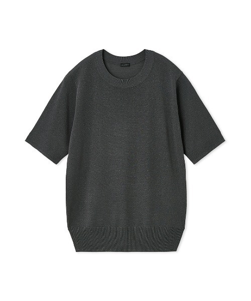 Mila Owen(ミラオーウェン)の「SET UPラメニットハーフスリーブプルオーバー(ニット/セーター・レディース・ライトブルー/イエロー/グレー/ベージュ・1/0)」の14枚目の写真