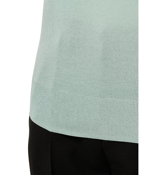 Mila Owen(ミラオーウェン)の「SET UPラメニットハーフスリーブプルオーバー(ニット/セーター・レディース・ライトブルー/イエロー/グレー/ベージュ・1/0)」の12枚目の写真