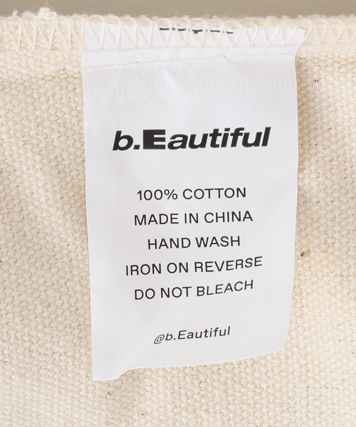 Oriens JOURNAL STANDARD（オリエンス ジャーナルスタンダード）の「【b.Eautiful/ビューティフル】 b.E kind Tote C008- AC-003, 4（トートバッグ・レディース・グリーン/アイボリー・FREE）」の9枚目の写真