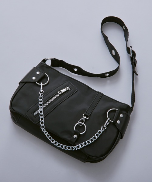 【新品タグ付き】Ellno Loset ２WAYシルバーバックルブルゾン Ellno Loset ブルゾン アウター 2WAYシルバーバックルブルゾン