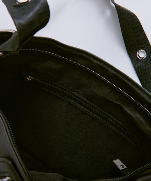 Ellno Loset（エルノロゼット）の「チェーンデザインショルダーバッグ（ショルダーバッグ・メンズ・ブラック・FREE）」の10枚目の写真