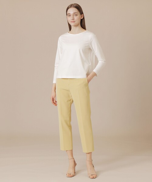 MACKINTOSH LONDON(マッキントッシュ ロンドン)の「プレーティング天竺プルオーバー(Tシャツ/カットソー・レディース・ネイビー/オフホワイト・40/38)」の3枚目の写真