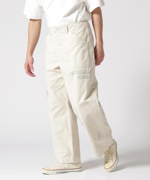 schott ペイントバックサテンベイカートトラウザー schott（ショット）の「Schott/ショット/PAINT BACK STAIN BAKER