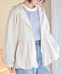 バルーンペプラムマウンテンパーカー