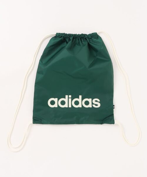 adidas（アディダス）の「《adidas》リニアジムサック（バックパック/リュック・メンズ・ブラック×ホワイト/ダークブルー/グリーン/オリーブ系/グリーン系その他/ピンク系その他・フリー）」の4枚目の写真
